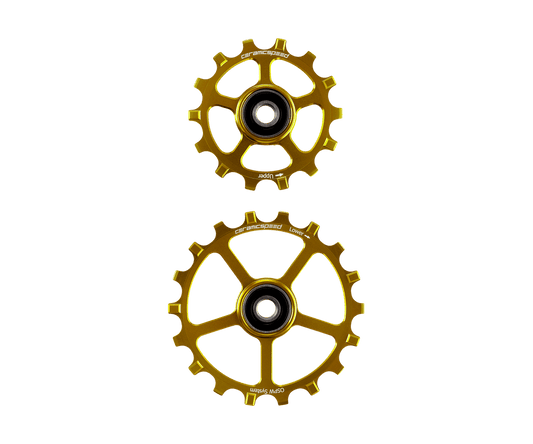 Coated Oversized Pulley Wheels 14/18 tooth