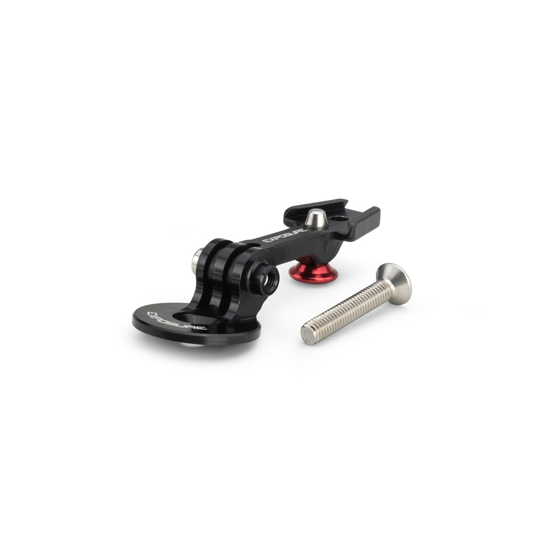 Action Camera Stem Cap Mount w/ Light Mount