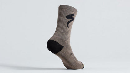 Merino Midweight Tall Logo Sock